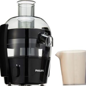 Philips Viva Collection Juicer HR1832/00 - Juicer, 500W, QuickClean Technology, Compact Design, 1.5L Capacity, Drip Stop, Dishwasher-Safe Parts