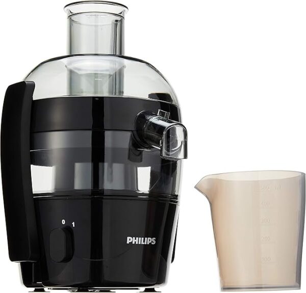 Philips Viva Collection Juicer HR1832/00 - Juicer, 500W, QuickClean Technology, Compact Design, 1.5L Capacity, Drip Stop, Dishwasher-Safe Parts