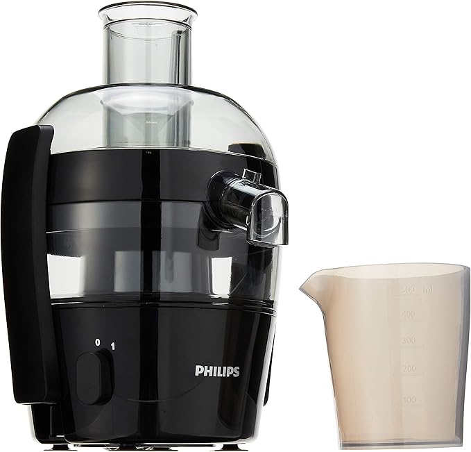 Philips Viva Collection Juicer HR1832/00 - Juicer, 500W, QuickClean Technology, Compact Design, 1.5L Capacity, Drip Stop, Dishwasher-Safe Parts